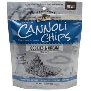 Golden Cannoli - Cookies Cream Cannoli Chips