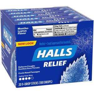 Halls - Cough Drops Mentho Lyptus