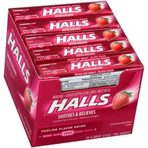 Halls - Cough Drops Strawberry