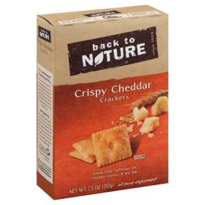 Back to Nature - Crackers Crispy Cheddar