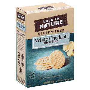 Back to Nature - gf White Cheddar Rice Crackers