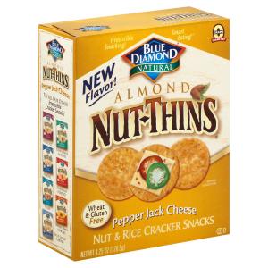 Blue Diamond Almonds - Nut Thins Pepper Jack Cheese