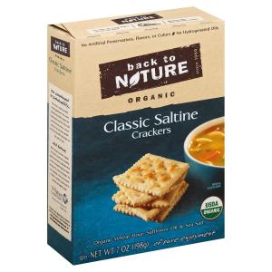 Back to Nature - Organic Cracker Saltine