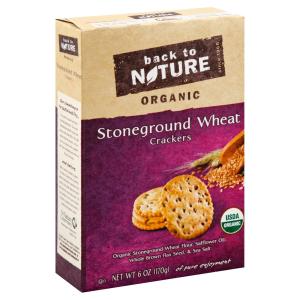 Back to Nature - Organic Stoneground Wheat Crackers