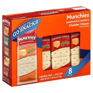 Munchies - Cheddar Cheese Sandwich Crackers Caddies