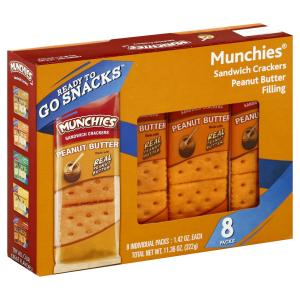 Munchies - Peanut Butter & Cheese Sandwich Cracker