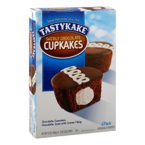 Tastykake - Cream Swirly 6ct Choc Cupcake