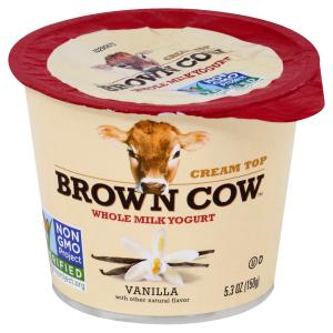 Brown Cow - Creamy Top Vanilla Yogurt