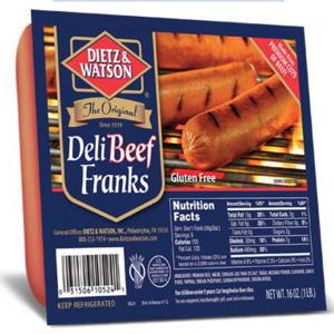 Store Prepared - D W Beef Franks