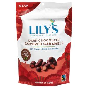 Lily's Sweets - Dark Choc Cvrd Caramels