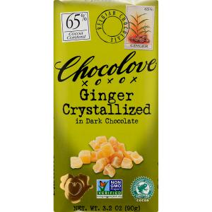 Chocolove - Dark Chocolate Bar Crystal Ginger