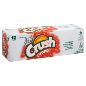 Crush - Diet Orange Soda 12pk