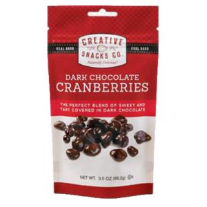 Creative Snacks - dk Chc Cranberries