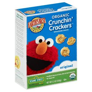 earth's Best - Sesame Street Crunchin Crackers