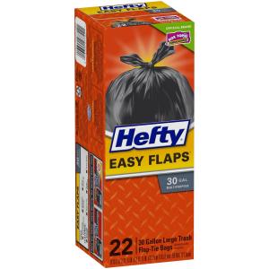 Hefty - Easy Flap lg Trash Bags