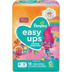 Pampers - Easyups 4t5t Jumbo Girl