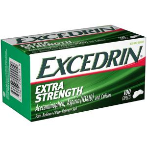 Excedrin - Excedrin Caplets ex Srgt 100 C