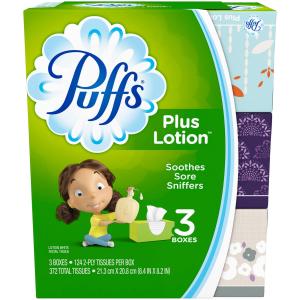 Puffs - Plus 3pk Facial Tissue