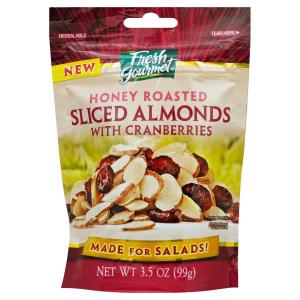 Fresh Gourmet - Cranberry Honey Roasted Sliced Almonds