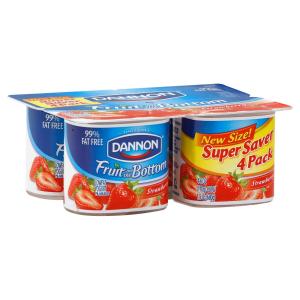 Dannon - Fob Strawberry Yogurt 4 Pack