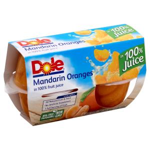 Dole - Fruit Bowls Mand Ora 4pk