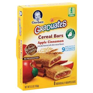 Gerber - Fruit Cereal Bars Apple Cinn