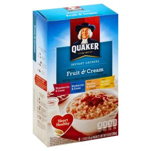 Quaker - Fruit Cream Variety Oatmeal