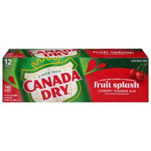 Canada Dry - Fruit Splash Cherry Ginger Ale