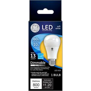 Ge - ge Led 9w 60w A19 E 1pk