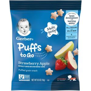 Gerber - Gerber Puffs to go Staw Appl