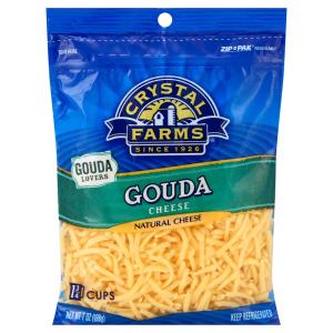 Crystal Farms - Gouda Shredded Cheese