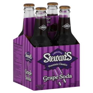 stewart's - Grape 4pk 12oz