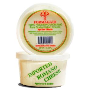 Formaggio - Grated Pecorino Romano Cup