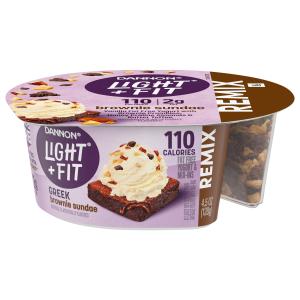 Dannon - Greek Brownie Sundae Yogurt