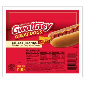 Gwaltney - gw Chicken Cheeese Franks