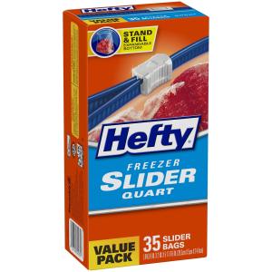 Hefty - Onezip Freezer Quart Bags