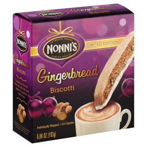 nonni's - Holiday Gingerbread Biscotti