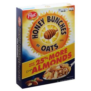 Post - Honey Bunces of Oats Almonds Dry Cereal