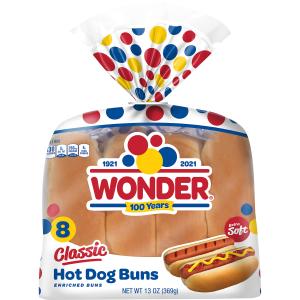 Wonder - Classic Hot Dog Buns 8pk