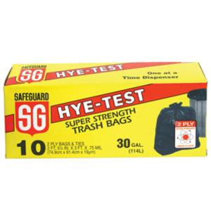 Safeguard - Hye Testtall Trash Bags 30 Gal