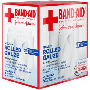 johnson&johnson - J J Bndaid rl Gauze md 2 1y