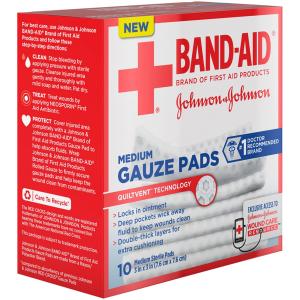 band-aid - First Aid Gauze Pads 3x3