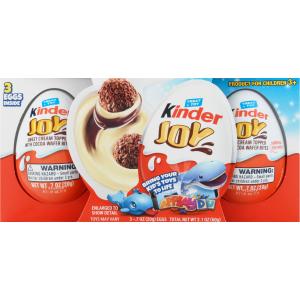 Kinder - Sweet Cream Choc Wafer Bite Choc Egg 3pk