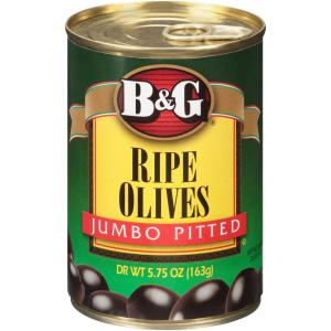 b&g - Jumbo Pitted Ripe Olives