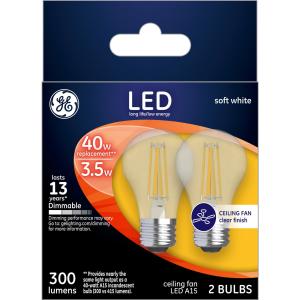 Ge - Led Soft White Bulbs 40w