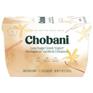 Chobani - Less Sugar Mdgrvanilla&cinn Greek Yogurt