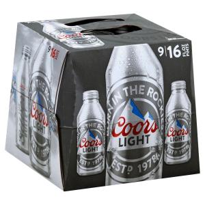 Coors - Light 16oz 9pk Aluminum Pint