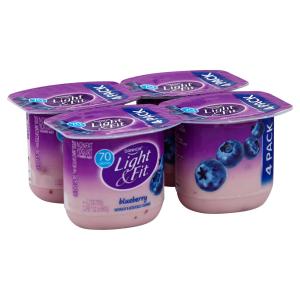 Dannon - Light Fit Blueberry 4Pks