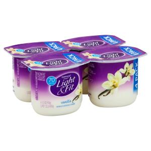 Dannon - Light Fit Vanilla 4Pks