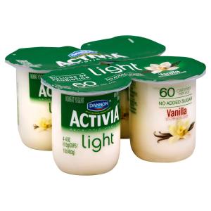 Activia - Light Vanilla Yogurt 4pk